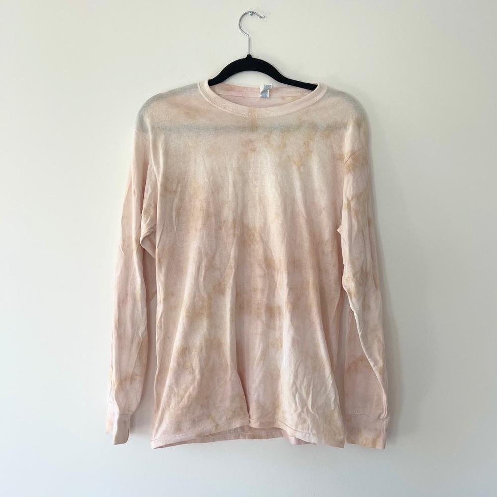 Neutral Tie Dye Long Sleeve Vintage Tee